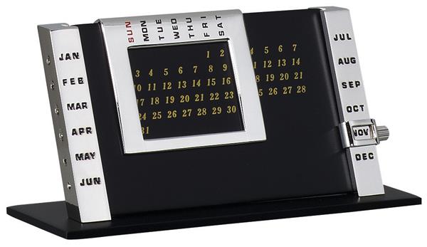 Silver Table Calendar