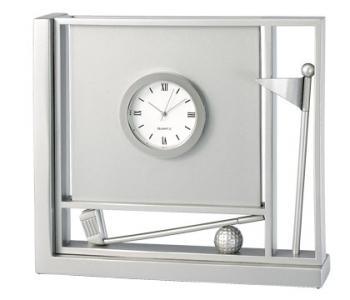 Alloy Golf Desktop Analog Clock