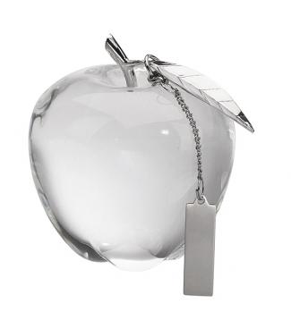 Crystal Apple Paperweight