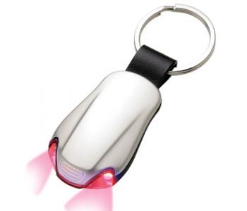 Dual Red Beam Light Keychain