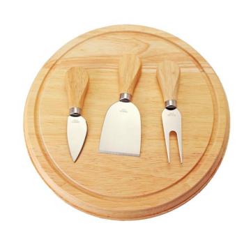 Elegant Round Cheeseboard Set