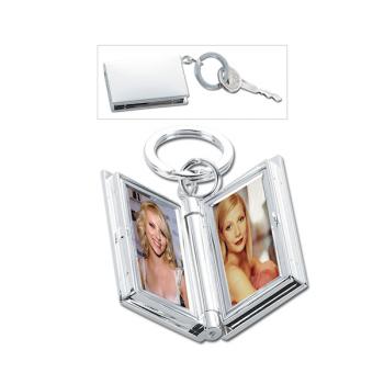 Executive Silver Double frame Key ring