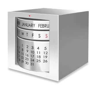 Perpetual Calendar Cube