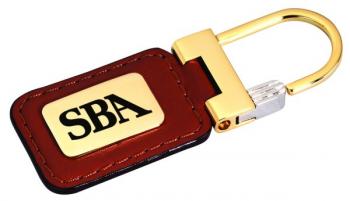 Personalized Leather Keyring