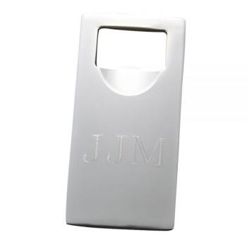 Rectangular Engraved Bottle Opener