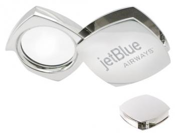 Silver Corporate Folding Magnifier