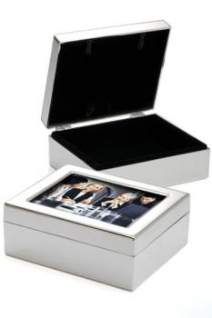 Silver and Velvet Picture Frame Box