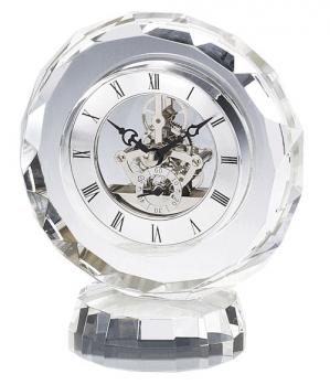 Round Crystal Corporate Clock